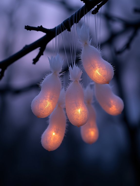 spooky spider egg clusters
