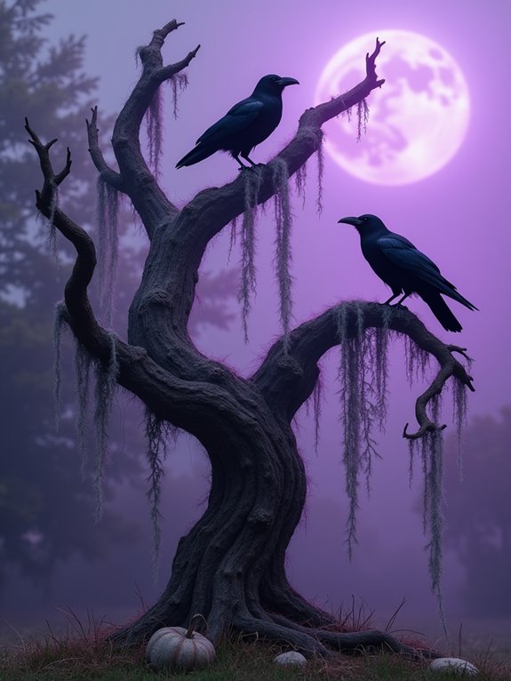 spooky tree halloween decorations