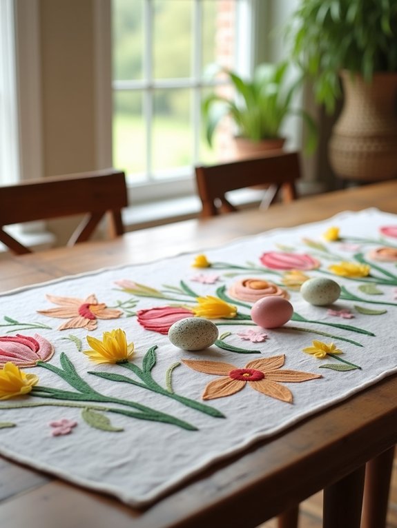 springtime garden table decor