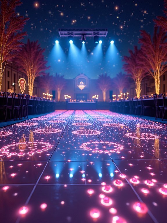 starlit crystal dance floor
