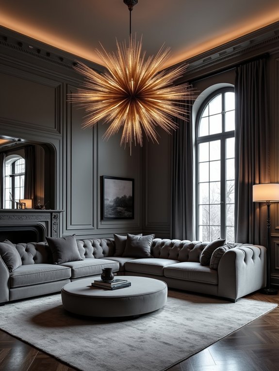 statement lighting focal point