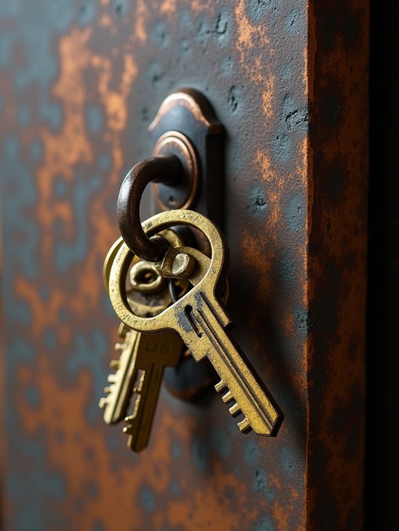 steampunk inspired key organizer