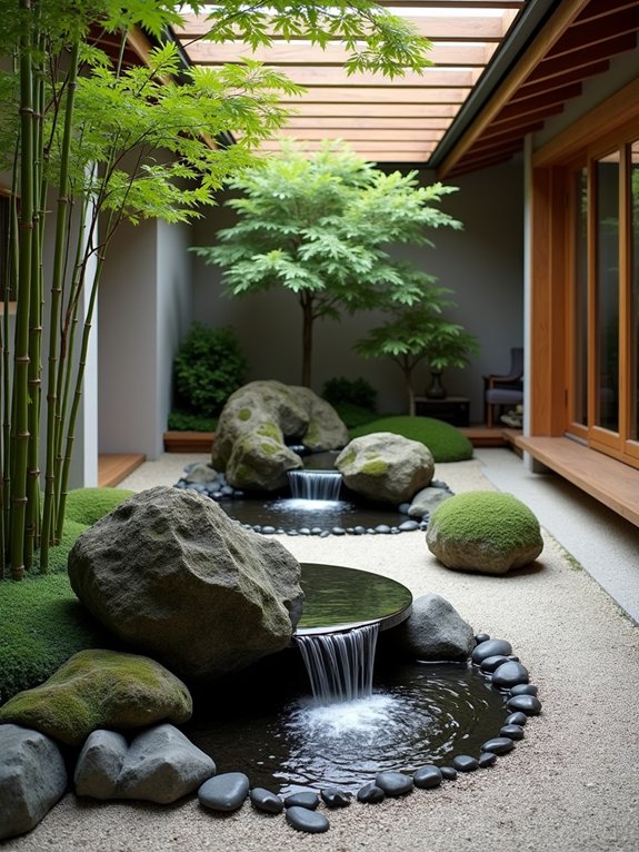 stone and water tranquility