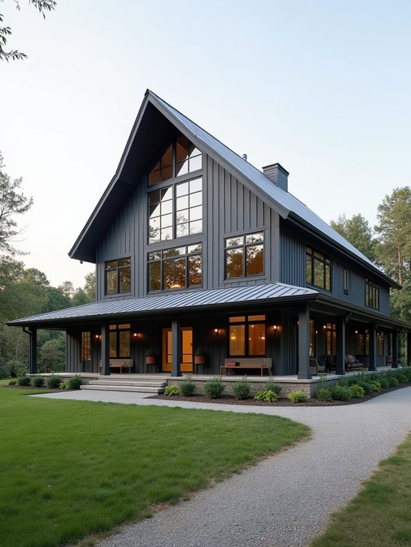 striking two tone metal exteriors