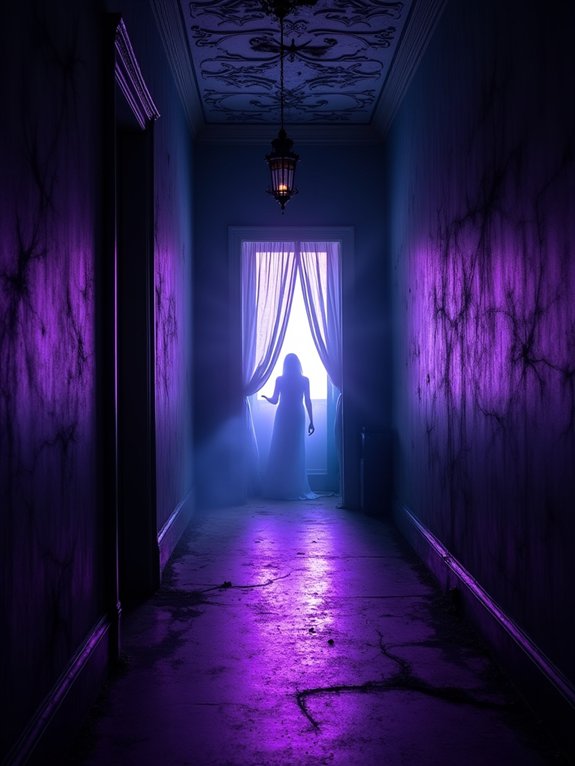 strobe lights enhance haunted experience