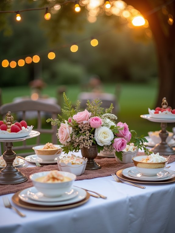 stunning dessert table display