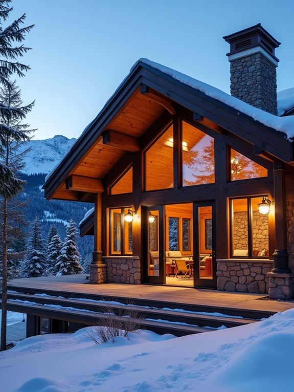stunning glass mountain extension
