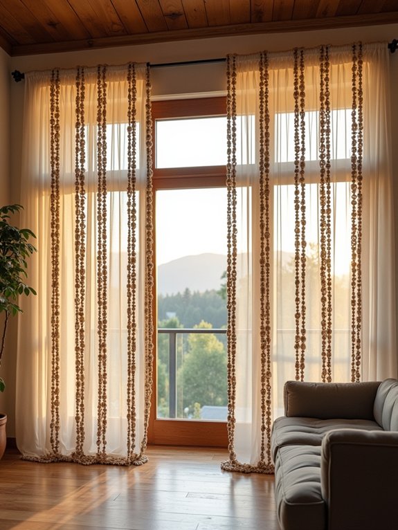 stunning mixed material curtain gallery