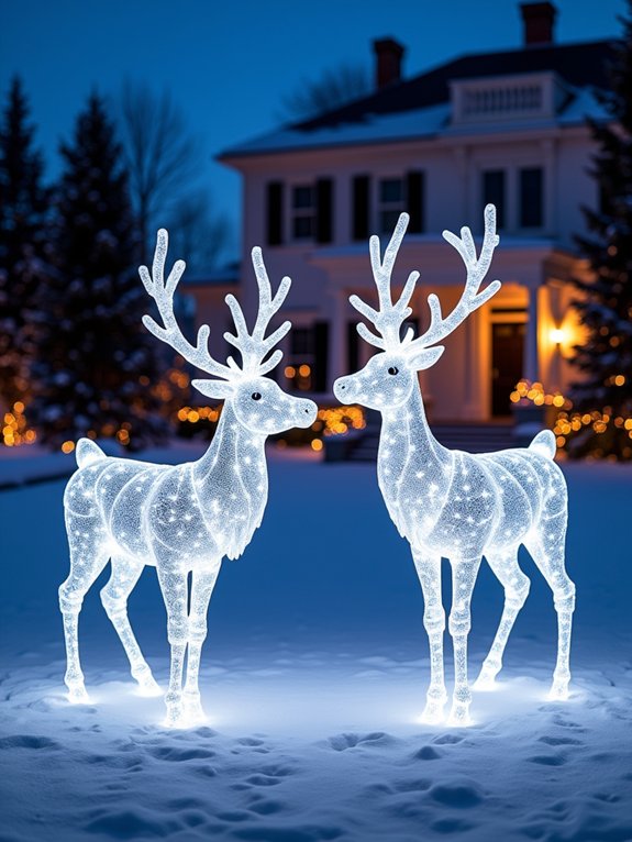 stunning outdoor light sculptures