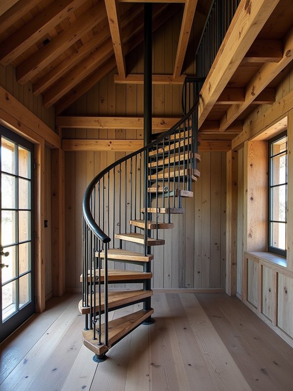 stunning rustic staircase designs