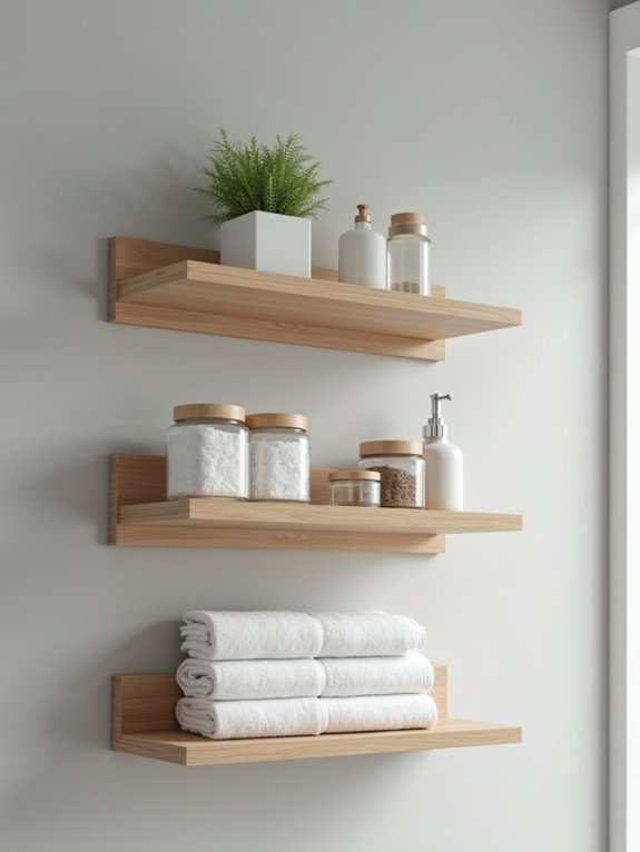 stylish and functional shelving