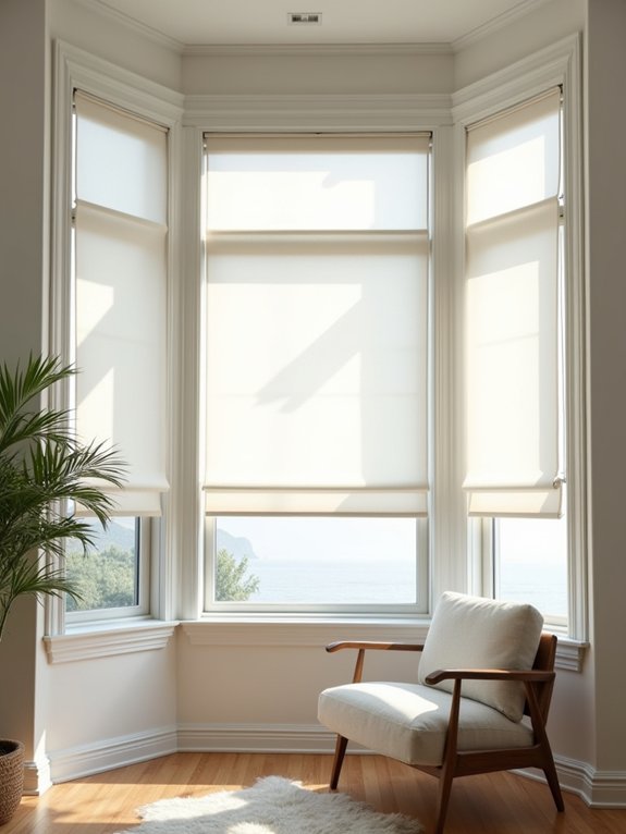 stylish cohesive window treatments