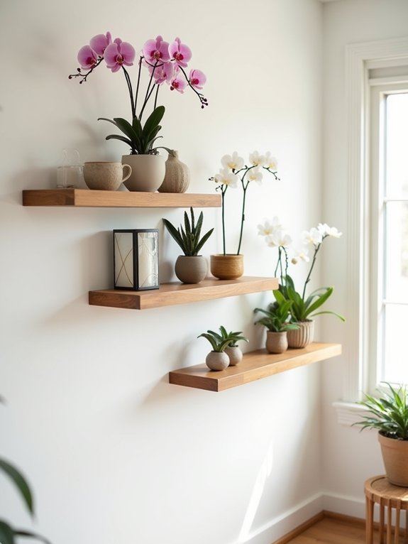 stylish eco friendly bamboo shelving