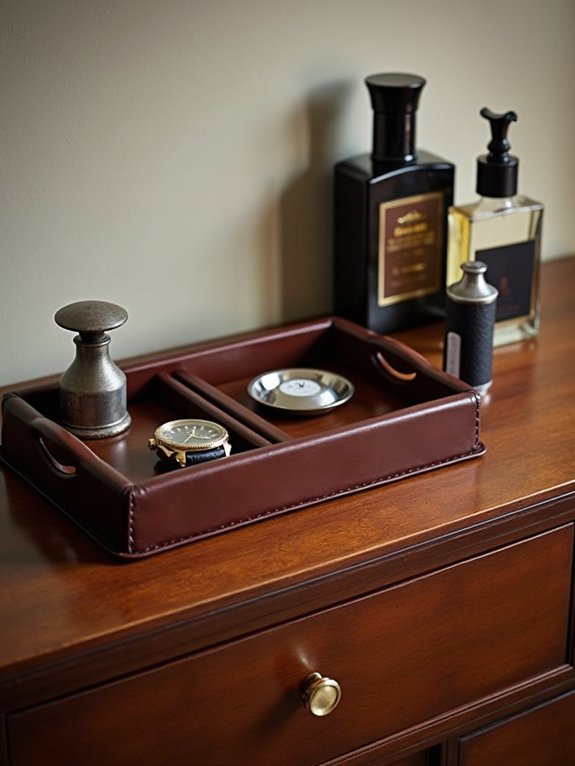 stylish functional dresser organization