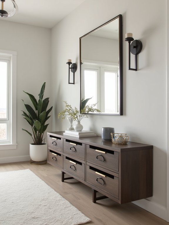 stylish multifunctional hallway tables