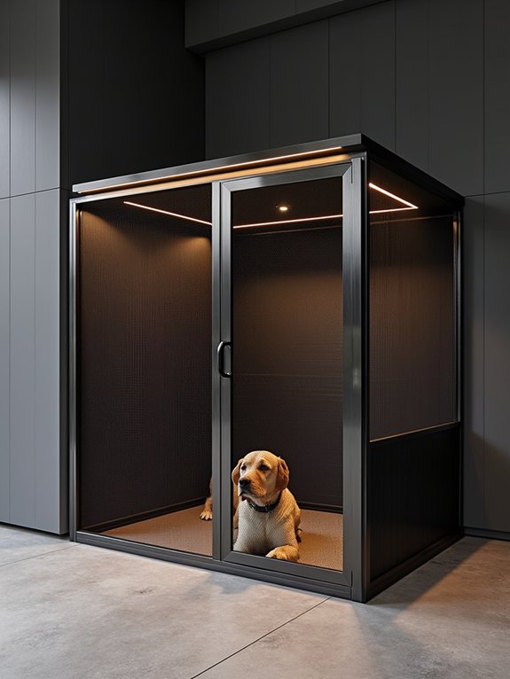 stylish pet friendly kennel design