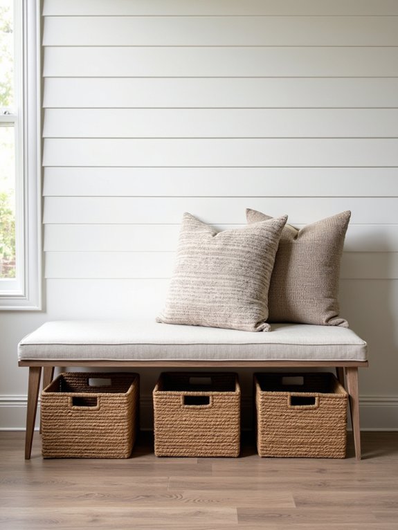stylish practical storage benches