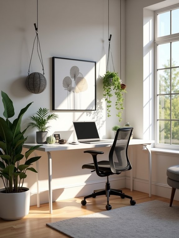 stylish productive home office