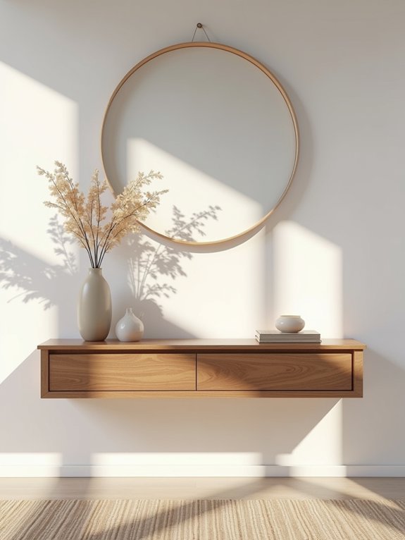 stylish space saving console tables