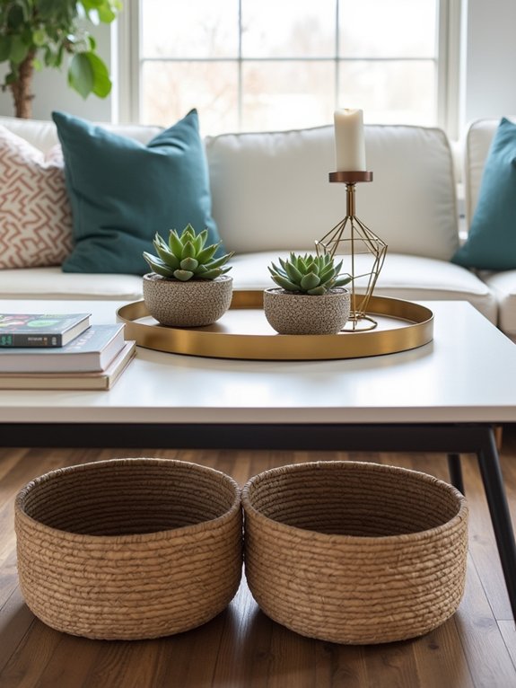 stylish storage for coffee tables