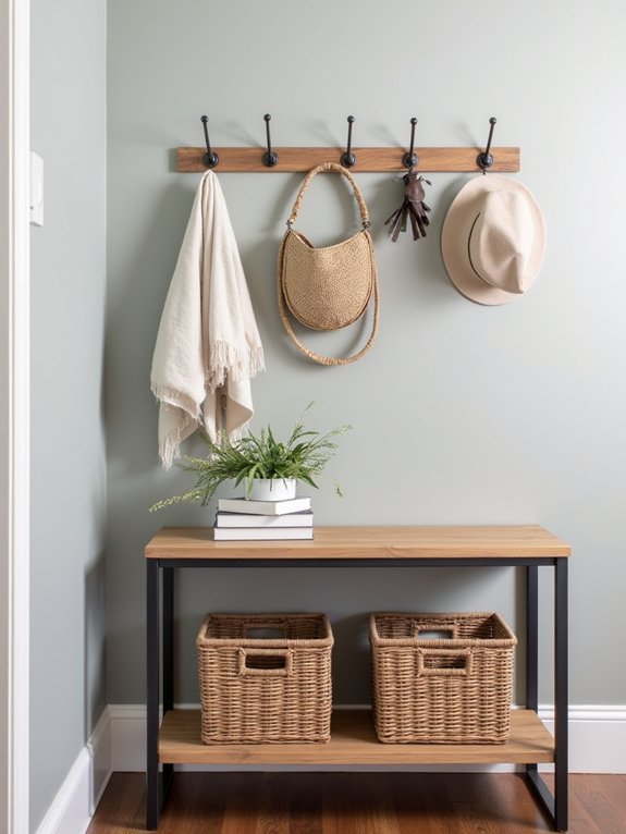 stylish storage for hallways