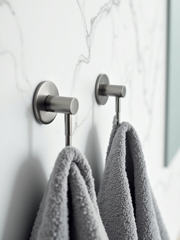 stylish wall mounted towel storage