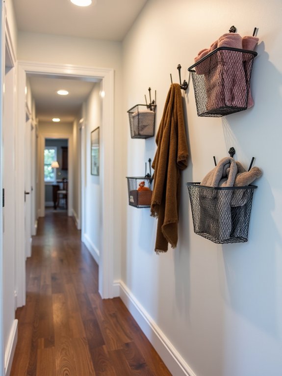 stylish wire basket storage