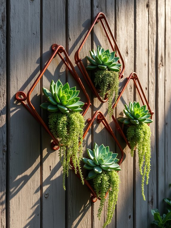 succulent wall garden arrangements