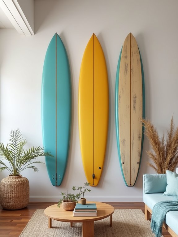 surfboard display and storage