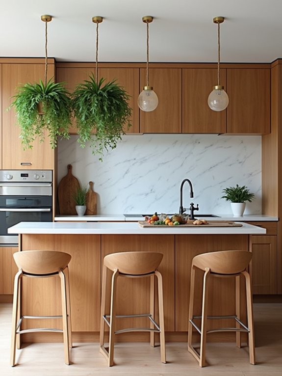 sustainable bamboo kitchen bar
