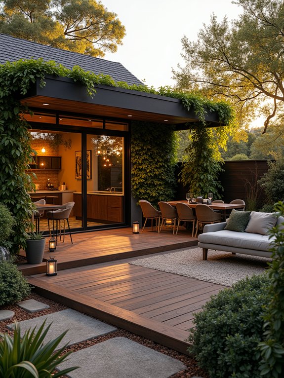 sustainable eco friendly patio design