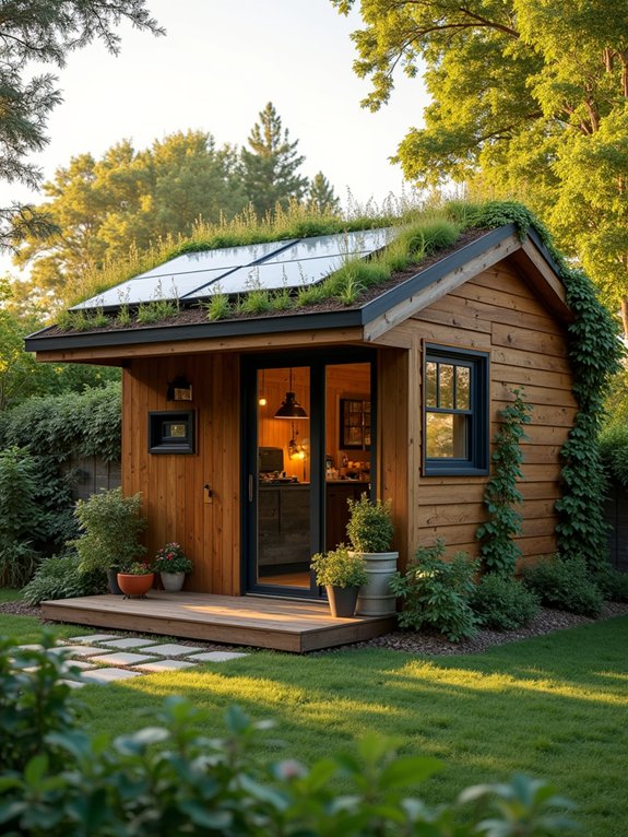 sustainable garden shed design