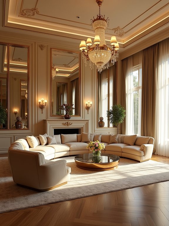 symmetrical art deco design