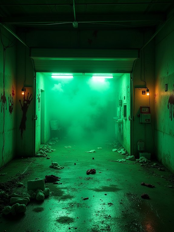 terrifying zombie outbreak scene