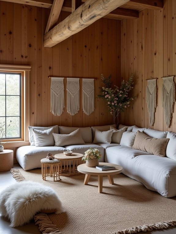 textural layering for coziness