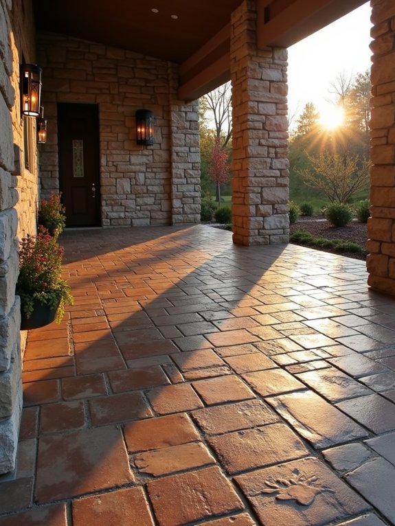 textured concrete surface treatments