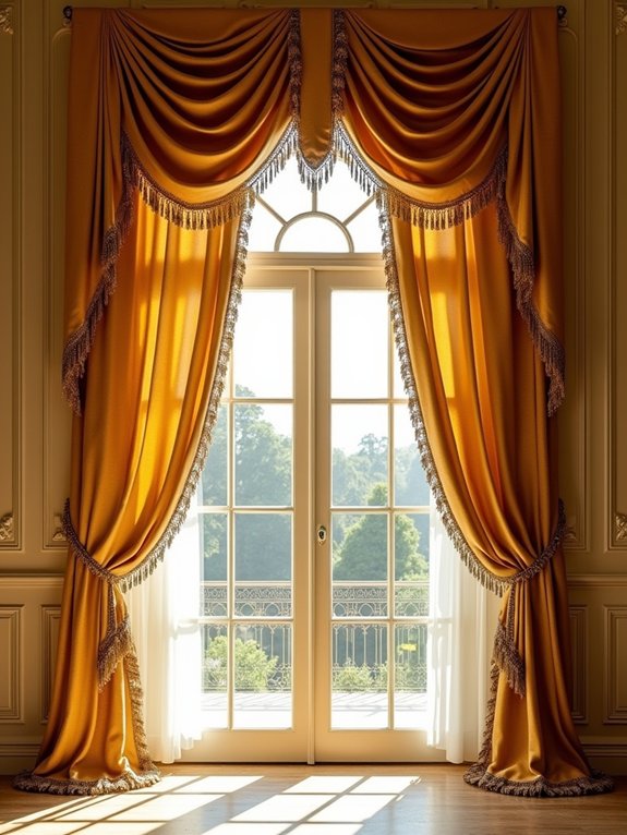 theatrical elegance in drapery