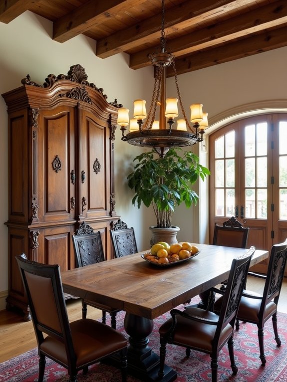 timeless antique wood elegance