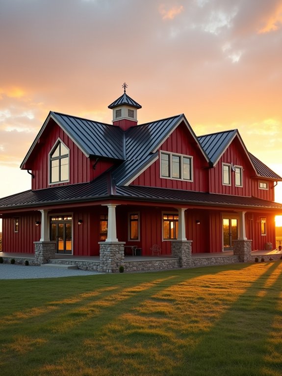 timeless barn red charm