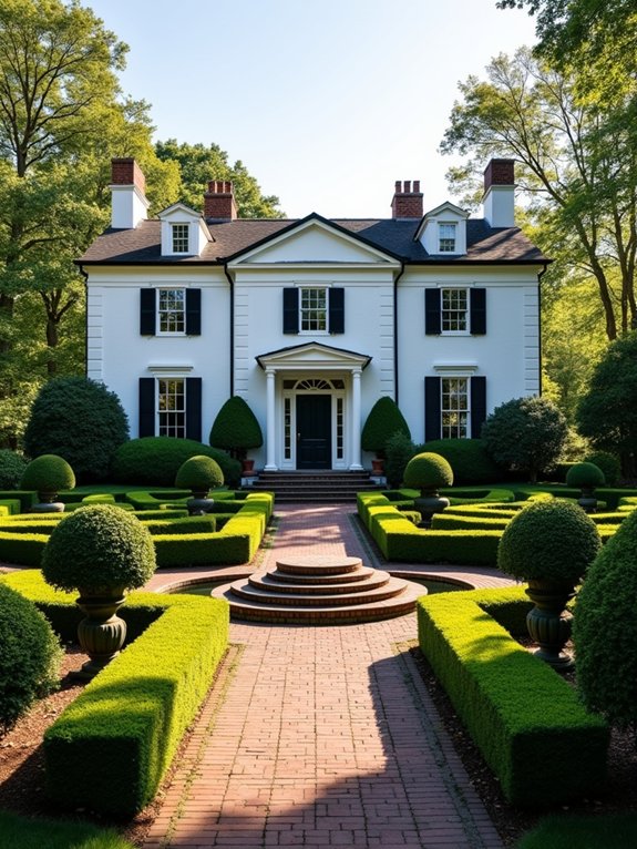 timeless boxwood garden elegance