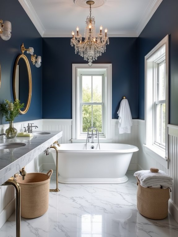timeless coastal bathroom elegance