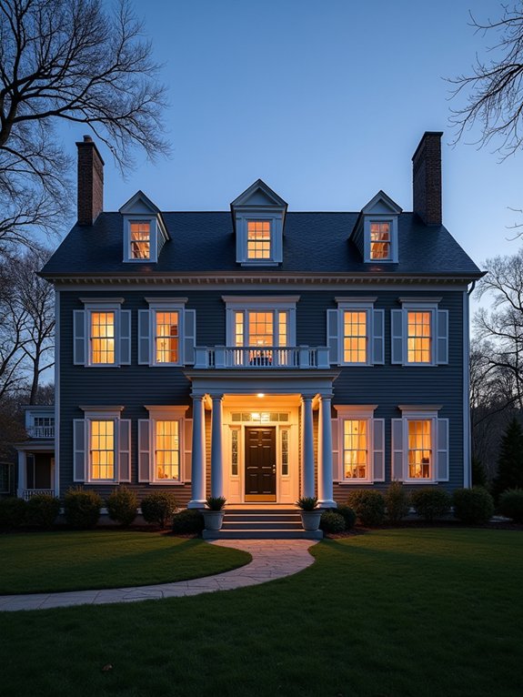 timeless colonial revival elegance