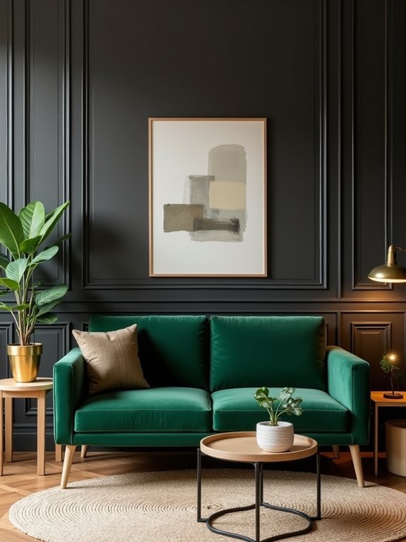 timeless forest green elegance