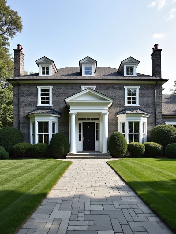 timeless grey brick elegance