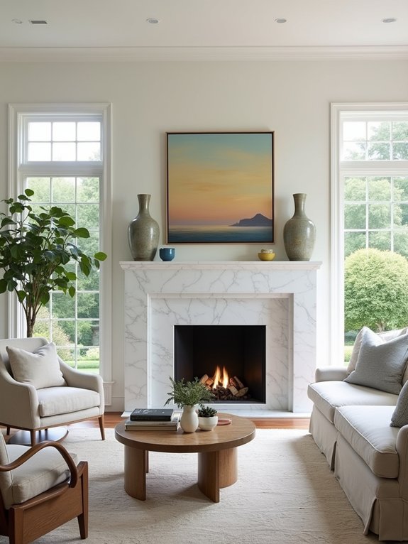 timeless marble luxury accents
