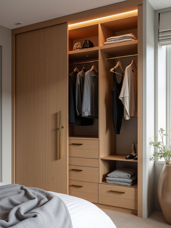 timeless natural wood wardrobes