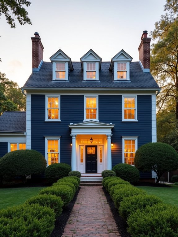 timeless navy blue elegance