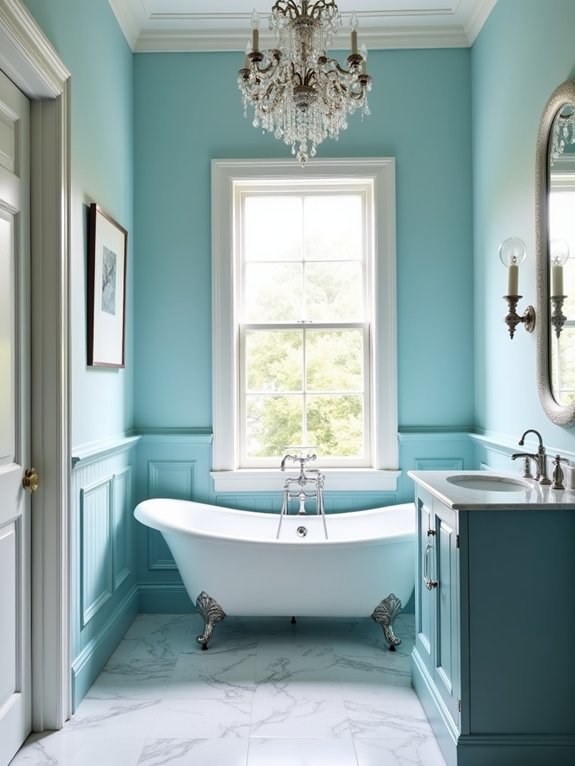 timeless powder blue elegance
