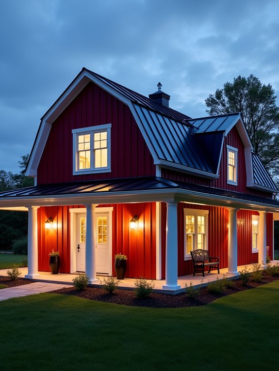 timeless red and white design