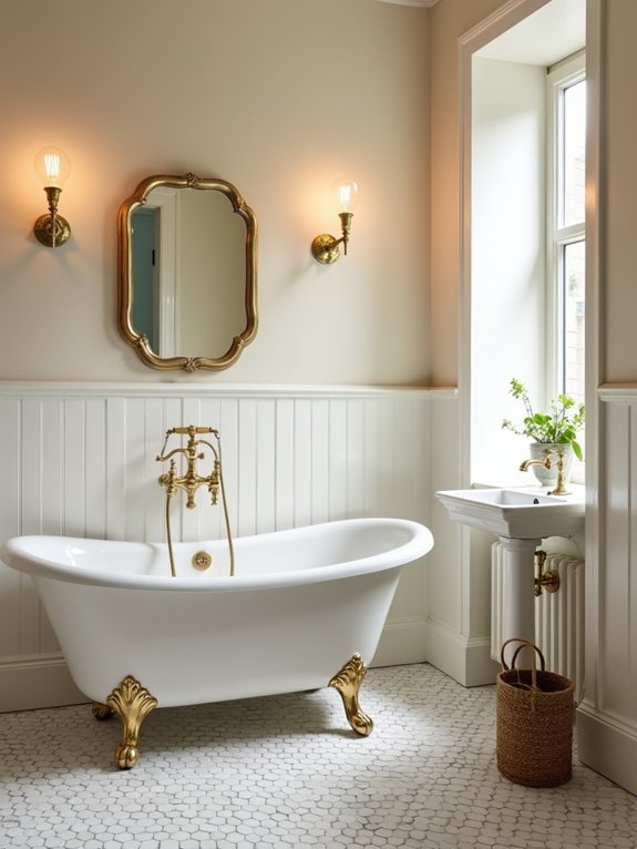 timeless vintage bathroom elegance